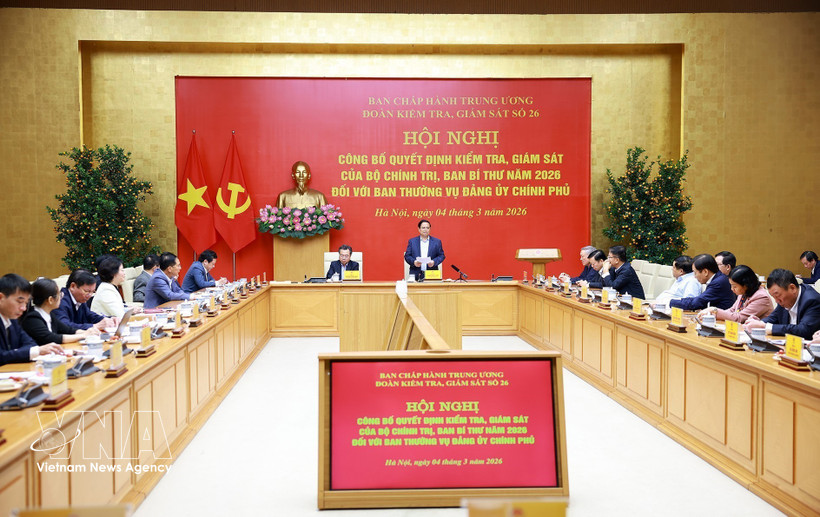 El premier Pham Minh Chinh habla en la cita (Fuente: VNA)