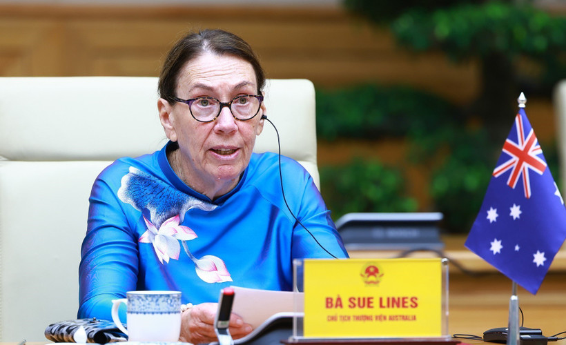 La presidenta del Senado australiano, Sue Lines (Fuente: VNA)