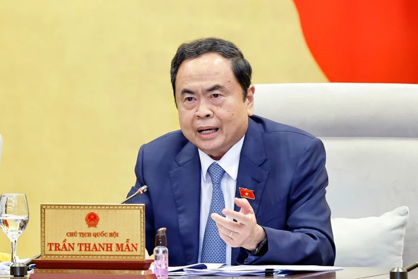 El presidente de la Asamblea Nacional, Tran Thanh Man (Fuente: VNA)