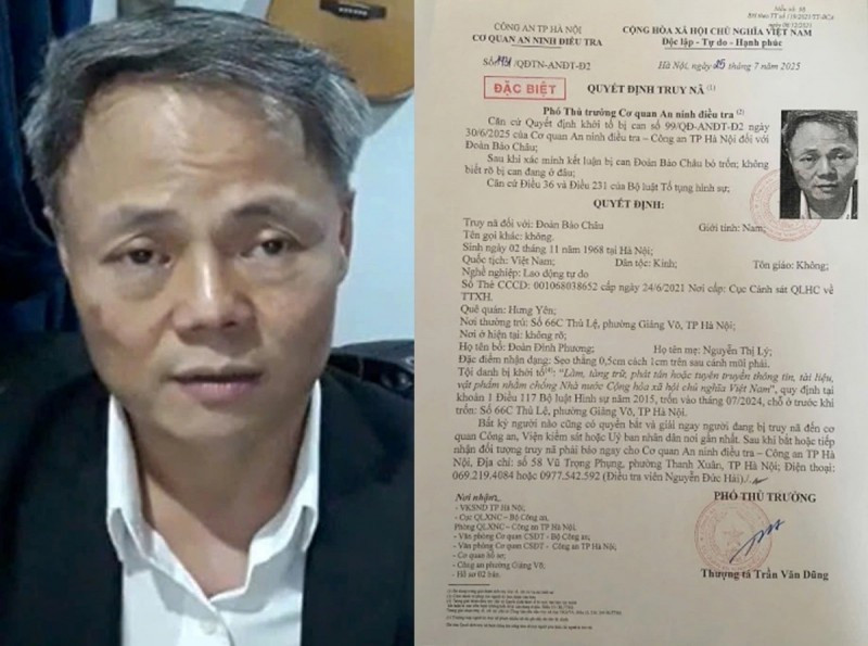 La policía solicita la asistencia pública para localizar a Bao Chau (Fuente: VNA)