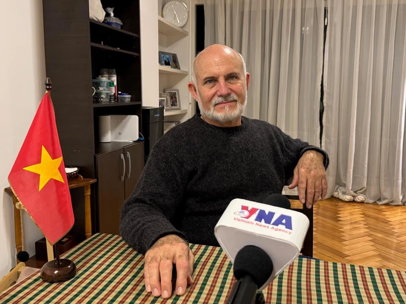 El veterano periodista cubano Martín Hacthoun (Fuente: VNA)