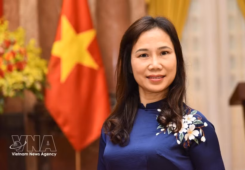 La embajadora de Vietnam en Sri Lanka, Trinh Thi Tam (Fuente: VNA)