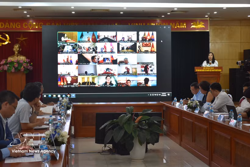 La vicecanciller Le Thi Thu Hang habla en la cita (Fuente: VNA)