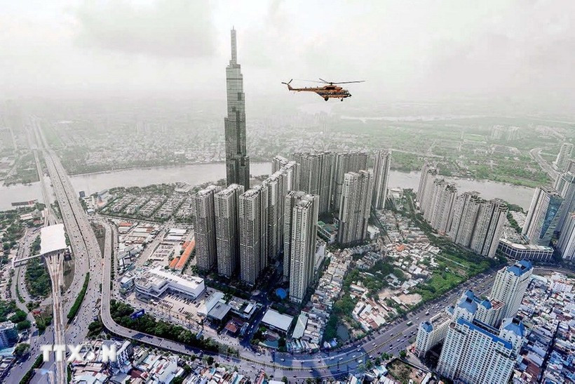 El centro financiero internacional ocupará 793 hectáreas en Ciudad Ho Chi Minh. (Foto ilustrativa: VNA)
