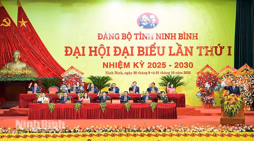 En la primera asamblea partidista de la provincia de Ninh Binh (Fuente: VNA)