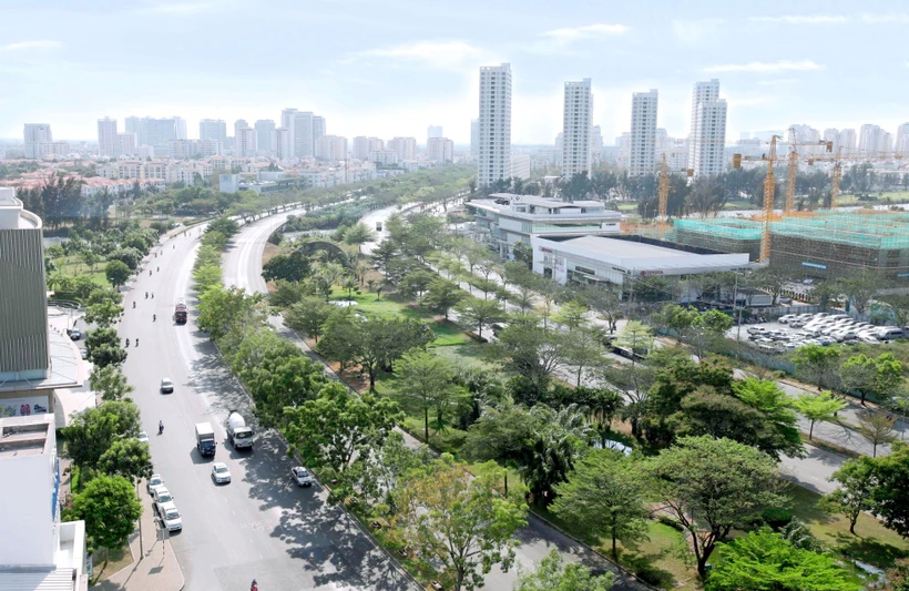 Una parte de la ciudad de Thu Duc (Fuente: VNA)