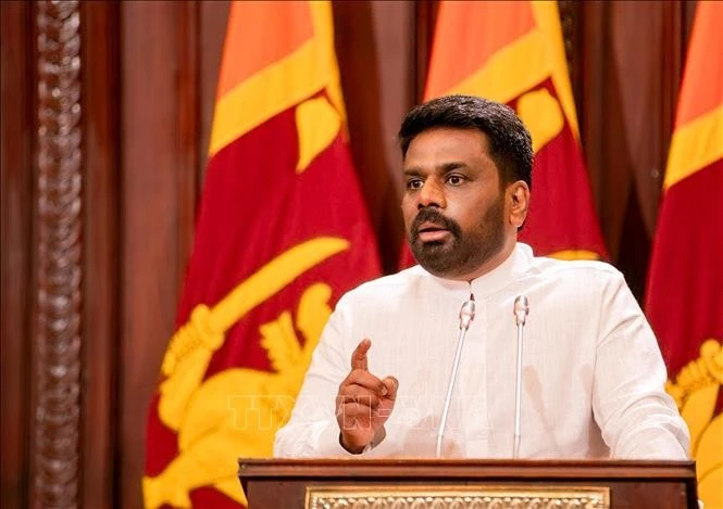 El presidente de Sri Lanka, Anura Kumara Dissanayake (Fuente: VNA)