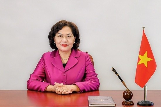 La gobernadora del Banco Estatal de Vietnam (Fuente: VNA)