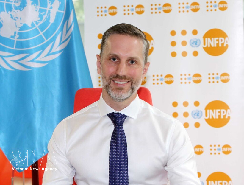 Matt Jackson, representante del Fondo de Población de las Naciones Unidas (UNFPA) en Vietnam (Fuente: VNA)