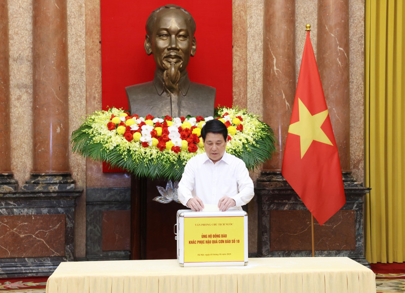 El presidente Luong Cuong en la cita (Fuente: VNA)