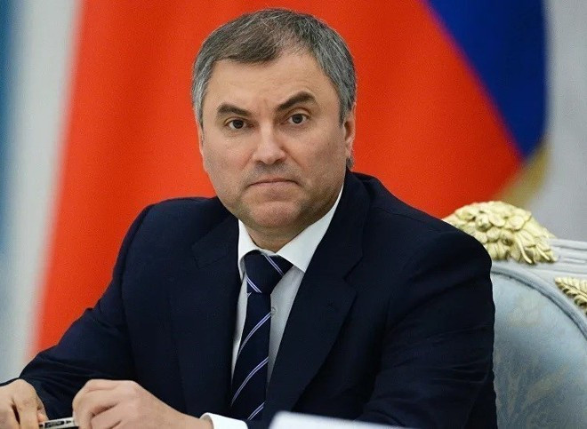 El presidente de la Duma Estatal de la Asamblea Federal de Rusia, Vyacheslav Volodin (Fuente: VNA)
