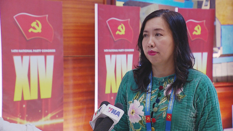 La viceministra de Relaciones Exteriores, Le Thi Thu Hang (Fuente: VNA)