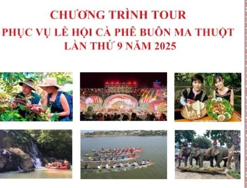 Dak Lak efectuará el noveno Festival del Café de Buon Ma Thuot del 9 al 13 de marzo (Fuente: VNA)