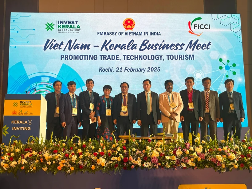 Vietnam asiste a la Cumbre Global Invest Kerala en el estado de Kerala, la India (Fuente: VNA)