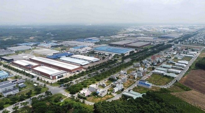 Un parque industrial Vietnam-Singapur en la provincia de Binh Duong (Fuente: VNA)