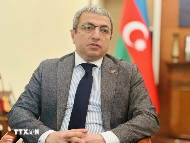 El embajador de Azerbaiyán en Vietnam, Shovgi Kamal Oglu Mehdizade (Fuente: VNA)