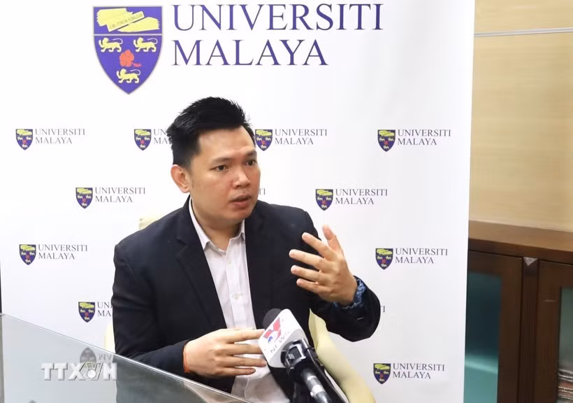 Collins Chong Yew Keat, analista de seguridad y asuntos exteriores de la Universidad de Malaya (Fuente: VNA)