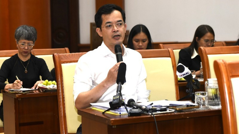 El subdirector de Gestión y Supervisión de Políticas Tributarias de la cartera, Truong Ba Tuan (Fuente: VNA)