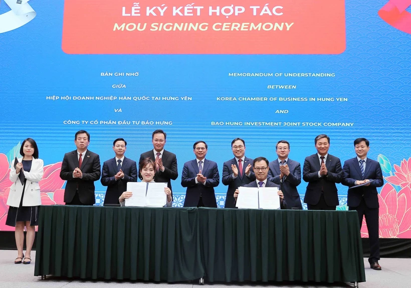 La Cancillería de Vietnam, en coordinación con la Embajada surcoreana, organiza la conferencia "Encuentro de Corea del Sur" (Fuente: VNA)