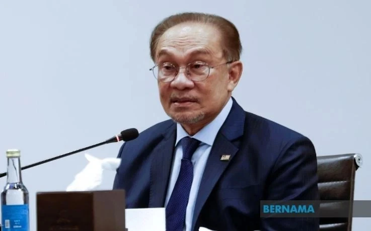 El primer ministro de Malasia, Datuk Seri Anwar Ibrahim (Fuente: Bernama)