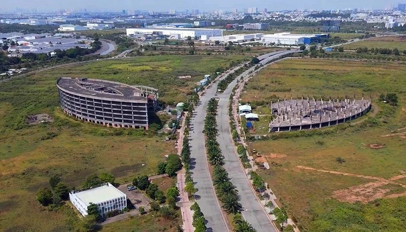 El parque de alta tecnología de Saigon implementa este año unos 12 proyectos con un capital de inversión total de más de mil millones de dólares (Fuente: VNA)