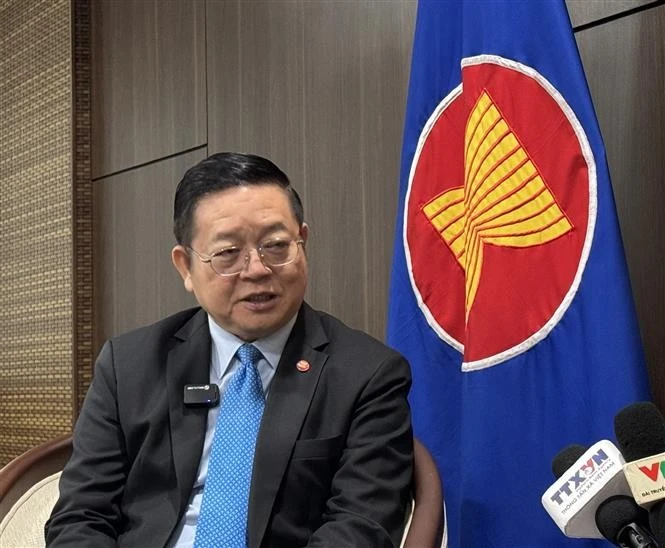 El secretario general de la ASEAN, Kao Kim Hourn (Fuente: VNA)