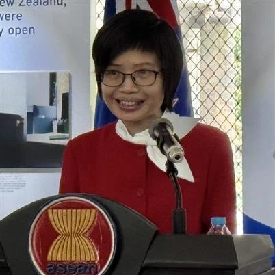 La embajadora vietnamita en la ASEAN, Ton Thi Ngoc Huong (Fuente: VNA)