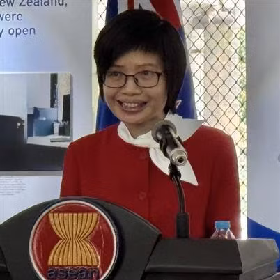 La embajadora vietnamita en la ASEAN, Ton Thi Ngoc Huong (Fuente: VNA)