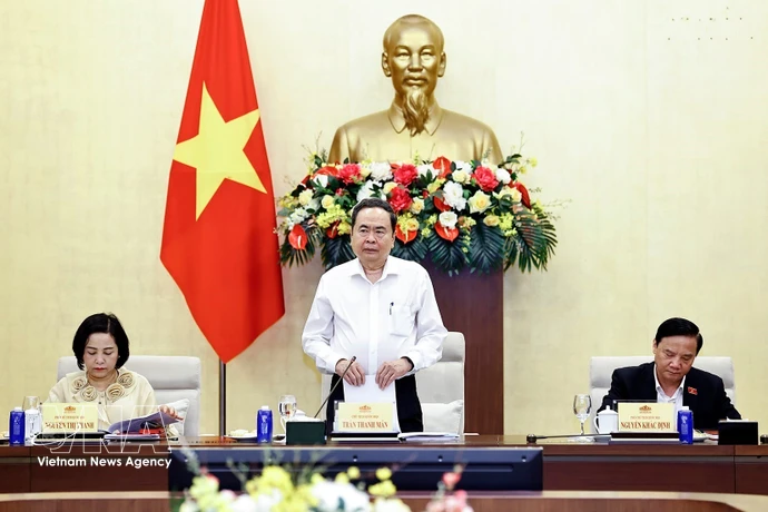 El presidente de la Asamblea Nacional de Vietnam, Tran Thanh Man (Foto: VNA)