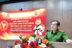 El viceministro de Seguridad Pública de Vietnam, Nguyen Van Long, habla en el evento. (Fuente: VNA)