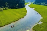 Zona turística de Tam Coc, Ninh Binh. (Fuente: VNA)