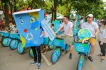 [Fotos] Cientos de ciclistas asumen a la campaña para una zona urbana sin residuos