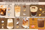 Degustar 6 tipos de cafés típicos de Vietnam 