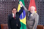 El primer ministro de Vietnam, Pham Minh Chinh y el presidente de Brasil, Luiz Inácio Lula da Silva, el 21 de mayo de 2023. (Fuente: VNA)