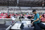 Muchas empresas de confecciones textiles han recibido pedidos hasta el cuarto trimestre. (Foto: VietnamPlus)