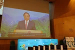 El primer ministro de Vietnam, Pham Minh Chinh, interviene en el evento. (Foto: VNA)