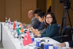 La directora general adjunta Doan Thi Tuyet Nhung en la reunión. (Fuente: VNA)