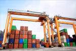 El puerto de contenedores de aguas profundas de Gemalink en la provincia sureña de Ba Ria - Vung Tau. (Foto: VNA)