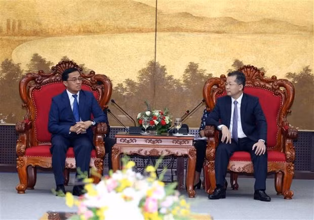 Provincia laosiana busca mejorar cooperación con ciudad vietnamita de Da Nang ảnh 1