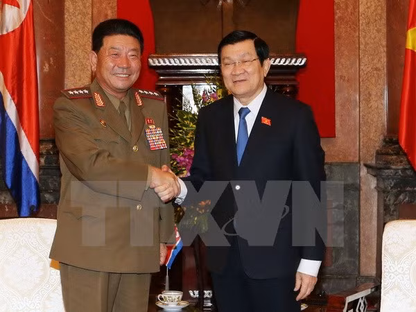 Presidente de Vietnam destaca amistad tradicional con Corea del Norte ảnh 1