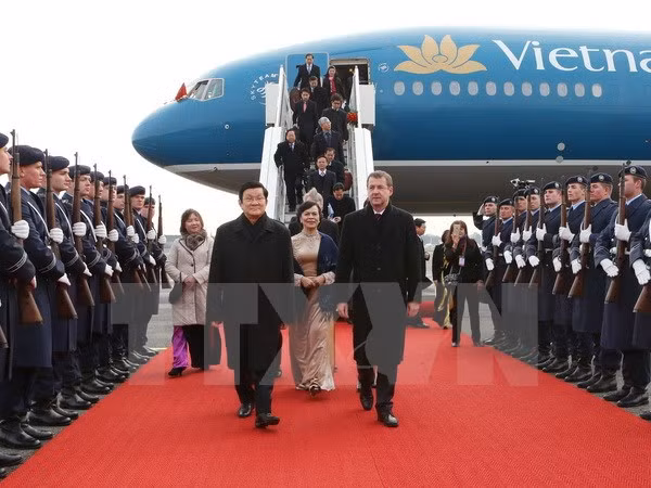 Presidente vietnamita inicia visita estatal a Alemania ảnh 1