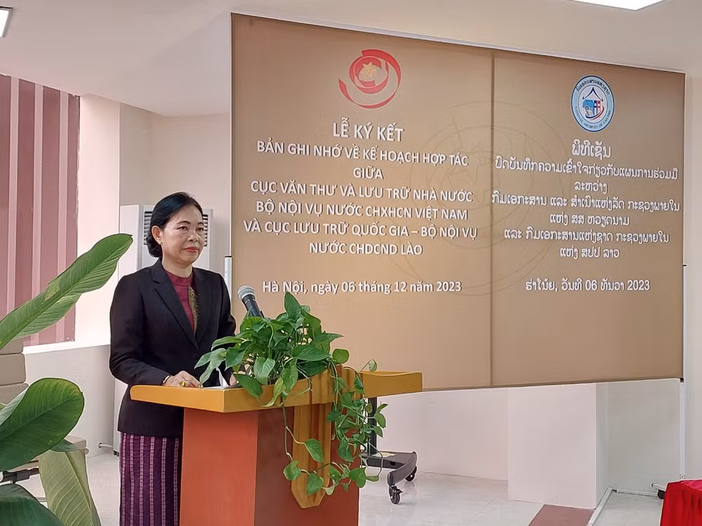 Cooperación en materia de archivos se estrecha entre Vietnam y Laos ảnh 3