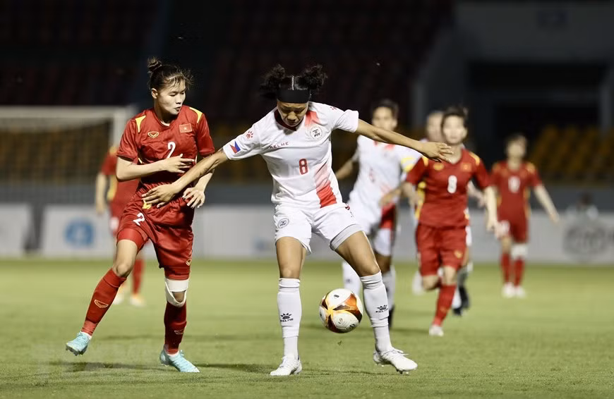 SEA Games 31: Fútbol femenino vietnamita logra victoria ante Filipinas ảnh 1