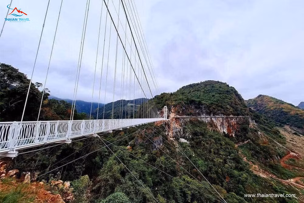 Puente de cristal más largo del mundo en Vietnam cautiva a medios internacionales ảnh 1
