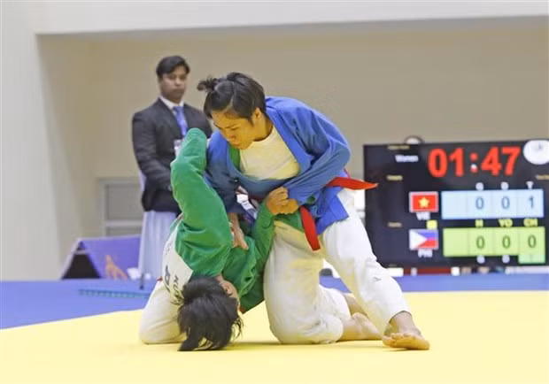 Selección vietnamita de Kurash conquista siete medallas de oro en SEA Games 31 ảnh 1