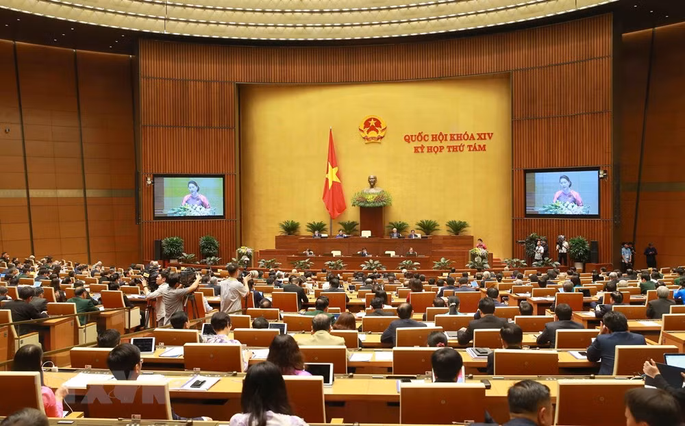 [Foto] Imágenes de la inauguración de octavo período de sesiones de Asamblea Nacional de Vietnam ảnh 5