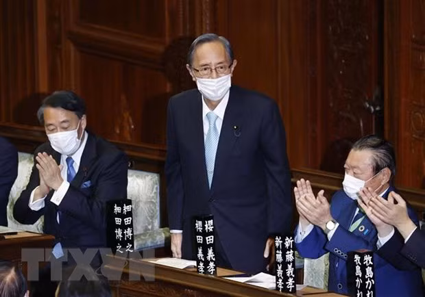 Presidente del Parlamento de Vietnam felicita al nuevo titular de la Cámara Baja de Japón ảnh 1