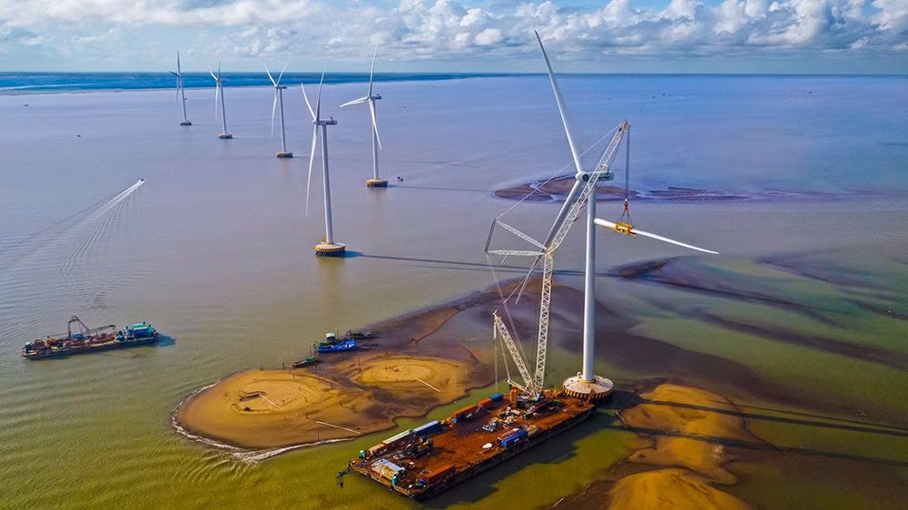 Entra en funcionamiento primera planta de energía eólica en provincia vietnamita ảnh 1