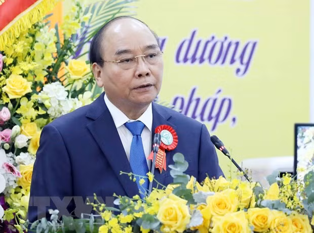 Presidente de Vietnam realza papel de Sangha Budista en fomento de gran unidad nacional ảnh 1
