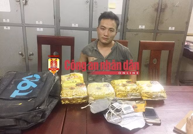 Capturan en Vietnam a traficante de metanfetamina ảnh 1